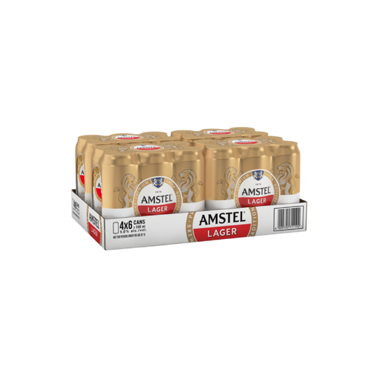 Amstel Lager 500ml Can - Case