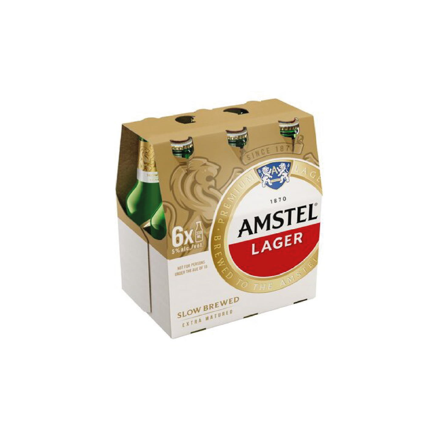 Amstel Lager 330ml Bottle - 6 Pack