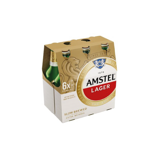 Amstel Lager 330ml Bottle - 6 Pack