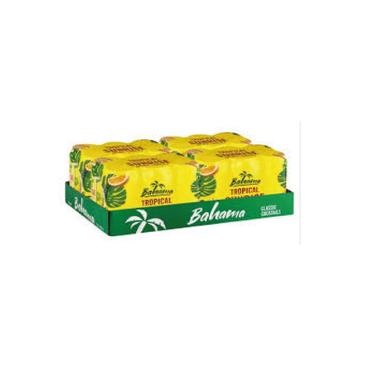 Bahama Tropical Sunrise 440ml Cans - Case