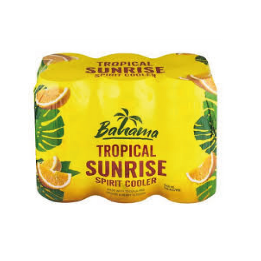 Bahama Tropical Sunrise 440ml Cans - 6 pack