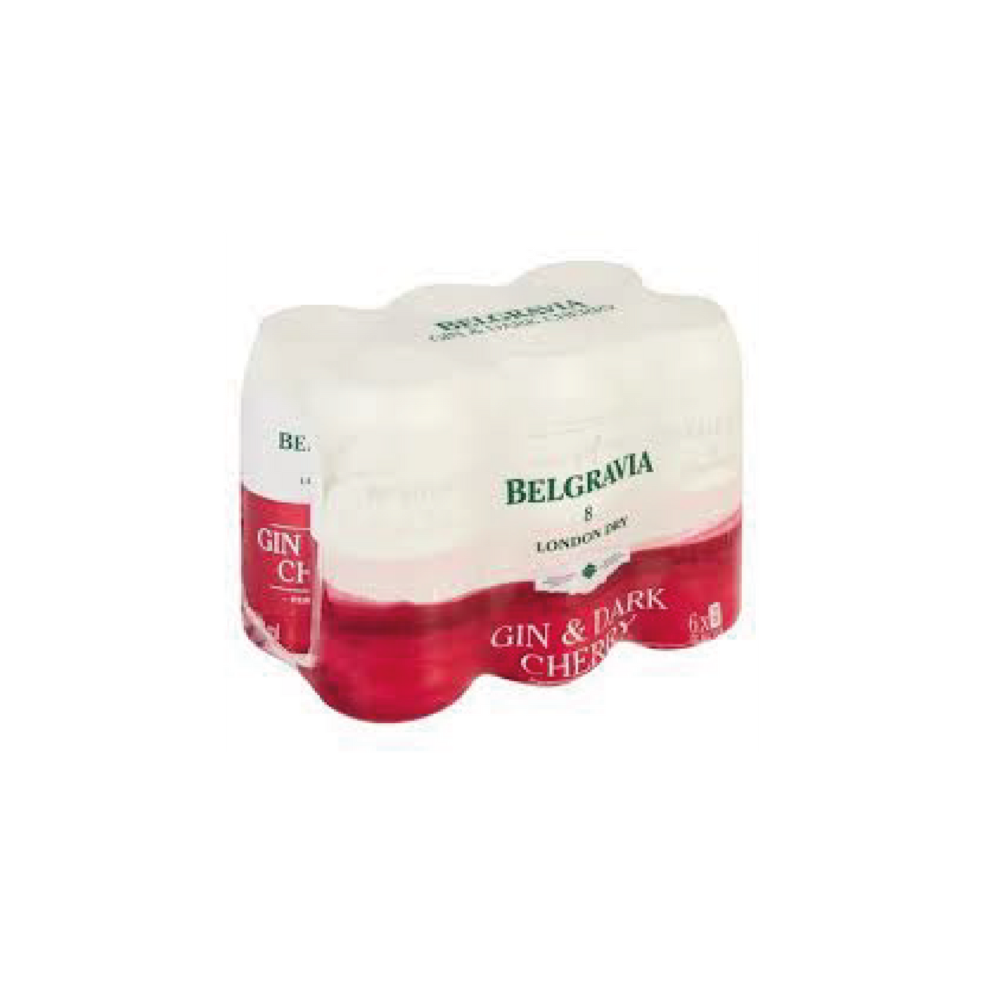 Belgravia Gin & Dark Cherry 440ml Cans - 6 Pack