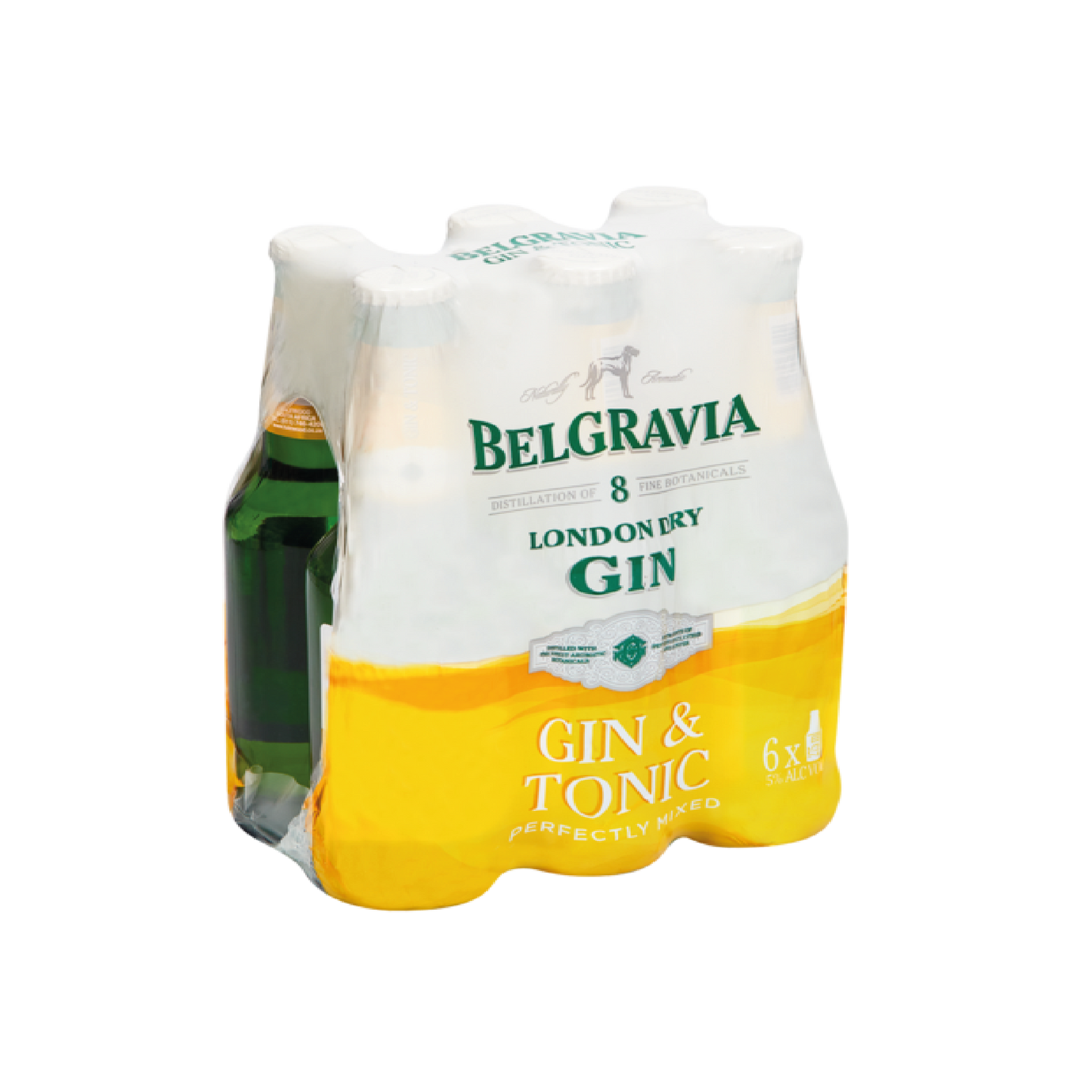 Belgravia Gin & Tonic 330ml Bottles - 6 Pack