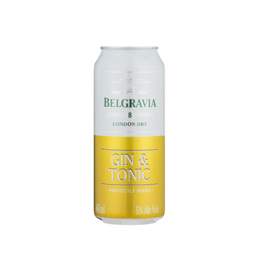 Belgravia Gin & Tonic 440ml Can