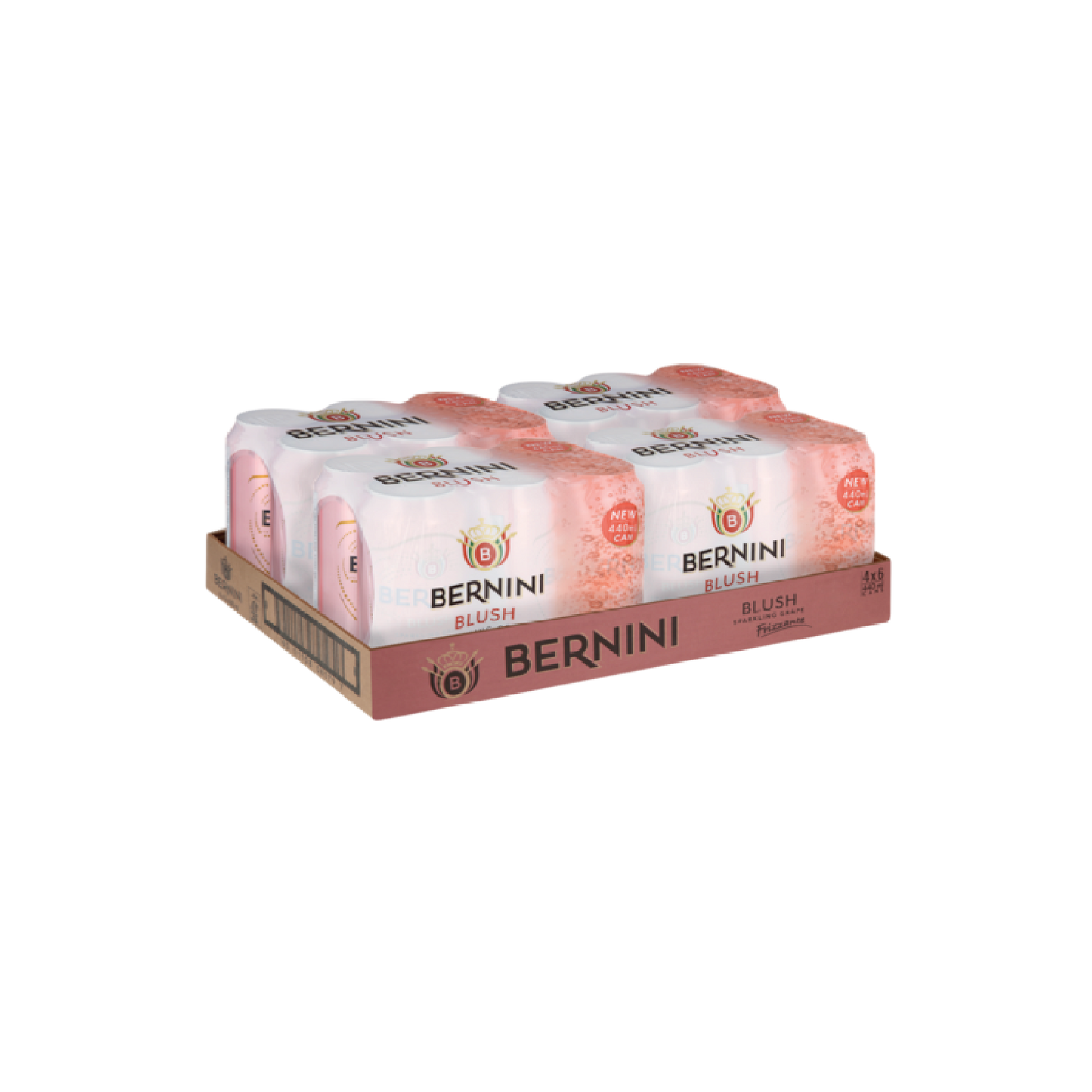 Bernini Blush 500ml Can - Case