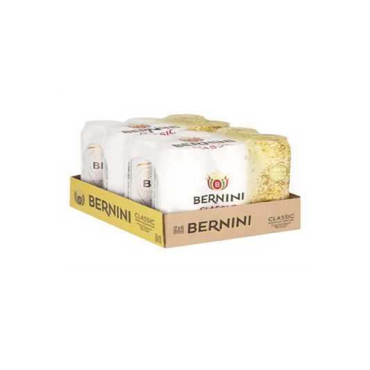 Bernini Classic 500ml Can - 12 Pack Case