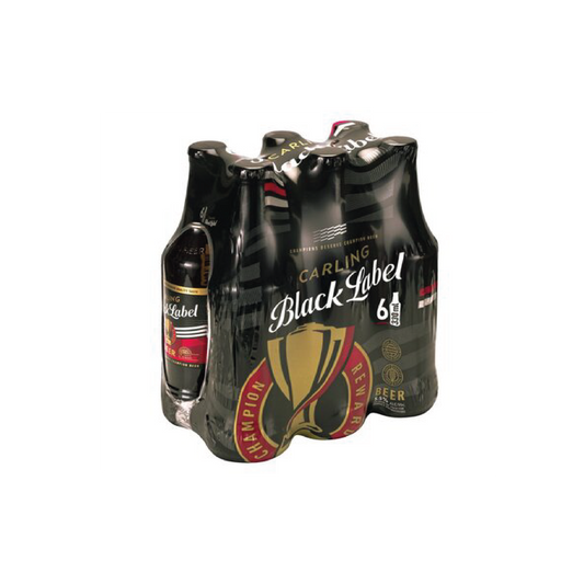 Carling Black Label Beer 330ml Bottle - 6 Pack