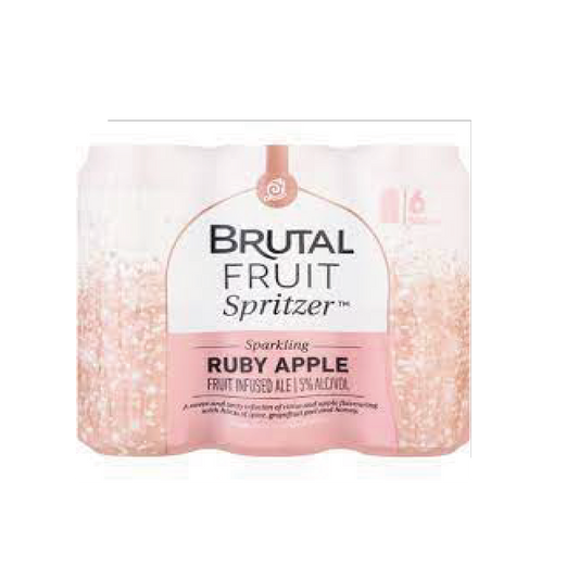 Brutal Fruit Ruby Apple 500ml Cans - 6 Pack