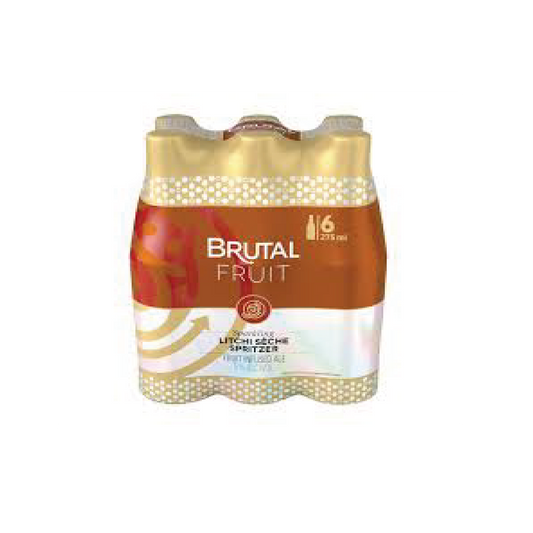 Brutal Fruit Litchi 275ml Bottle - 6 Pack