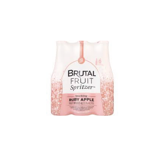 Brutal Fruit Ruby Apple 275ml Bottle - 6 Pack