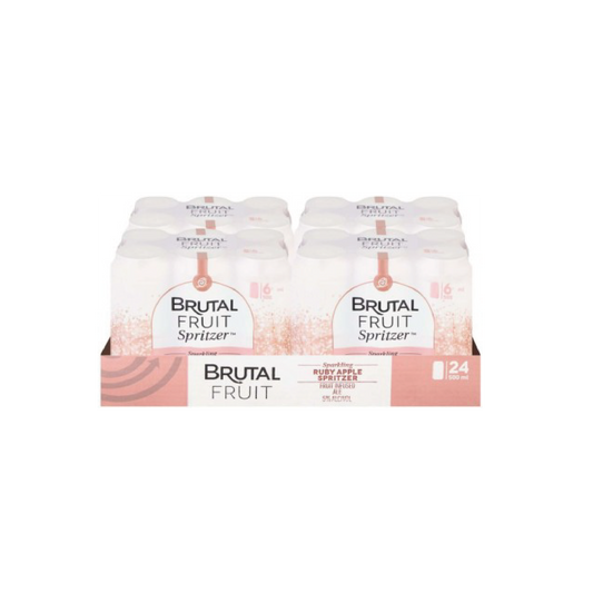 Brutal Fruit Ruby Apple 500ml Can - Case