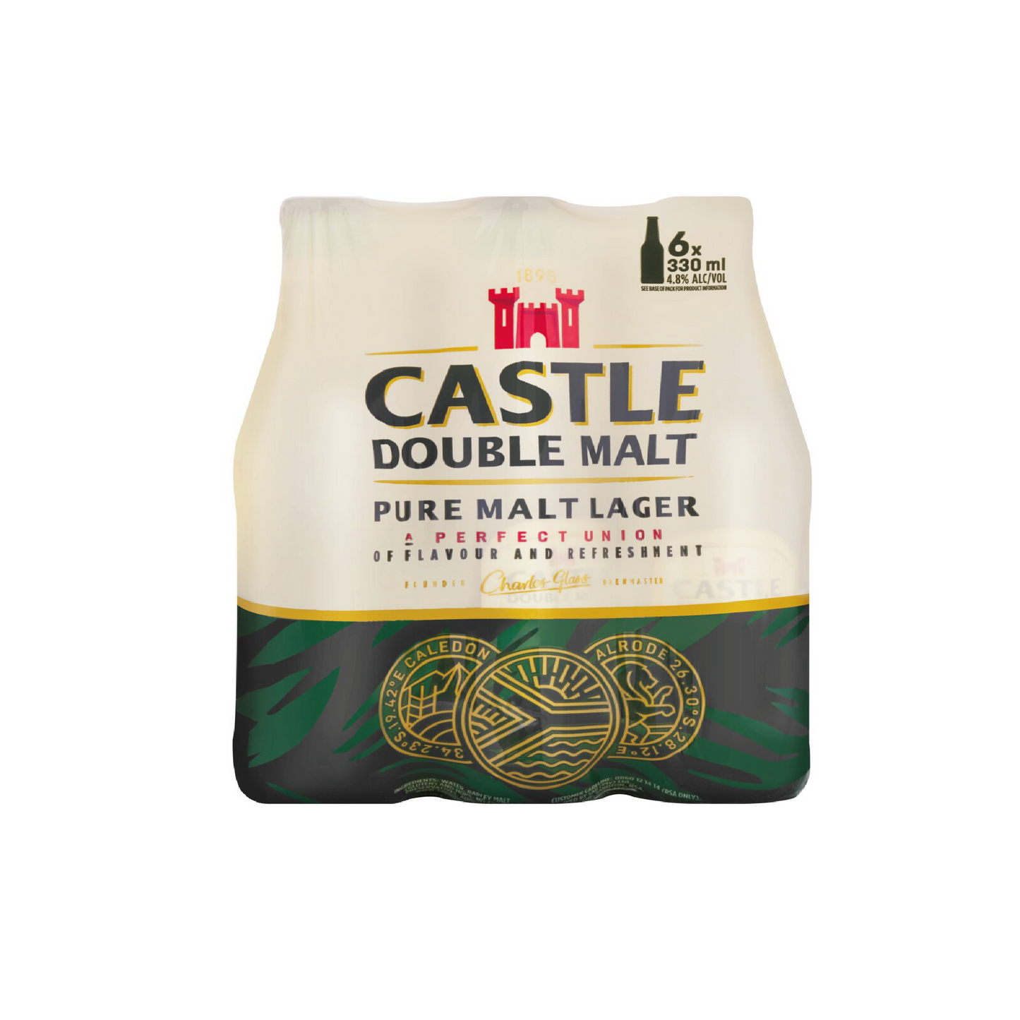 Castle Double Malt 330ml Bottle - 6 Pack
