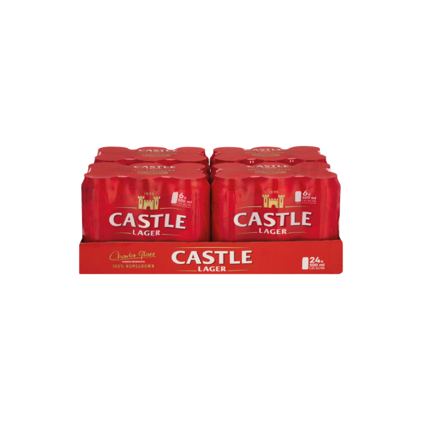 Castle Lager 500ml Can - Case