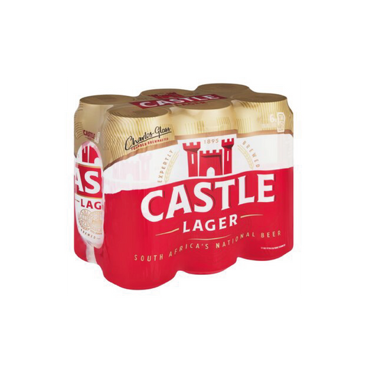 Castle Lager 500ml Can - 6 Pack
