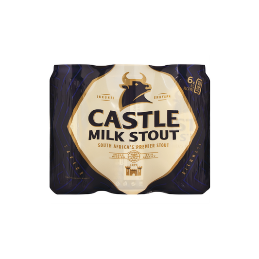 Castle Milk Stout 500ml Can - 6 Pack