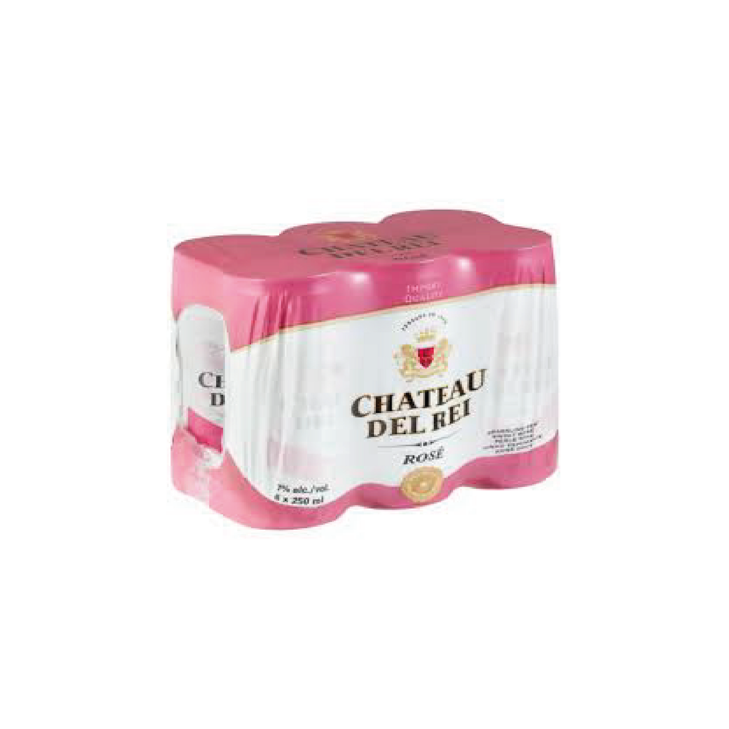 Chateau Del Rei Rosé 250ml Cans - 6 Pack