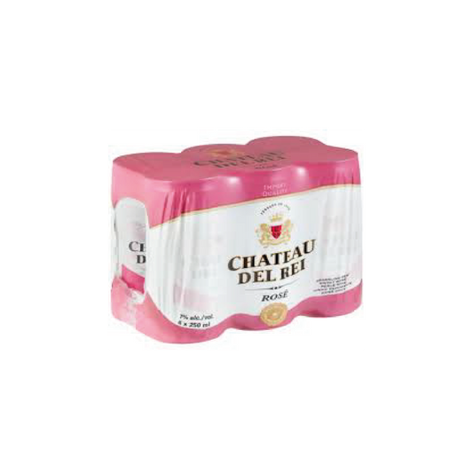 Chateau Del Rei Rosé 250ml Cans - 6 Pack