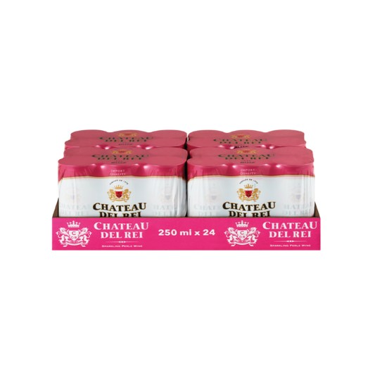 Chateau Del Rei Rosé 250ml Can - Case