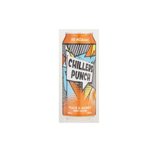 Chillers Punch Peach & Mango 440ml Can