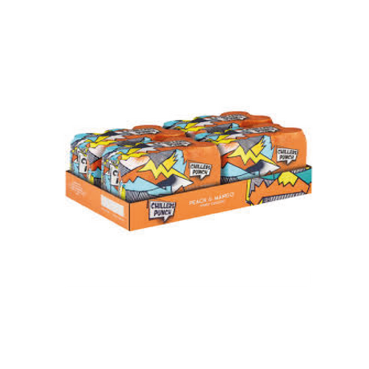 Chillers Punch Peach & Mango 440ml Can - Case