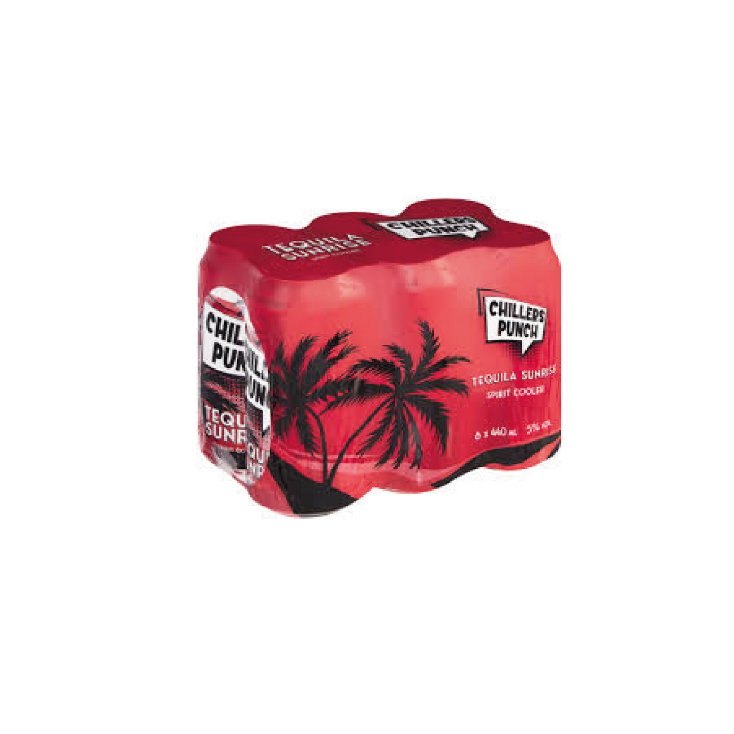 Chillers Punch Tequila Sunrise 440ml Can - 6 Pack