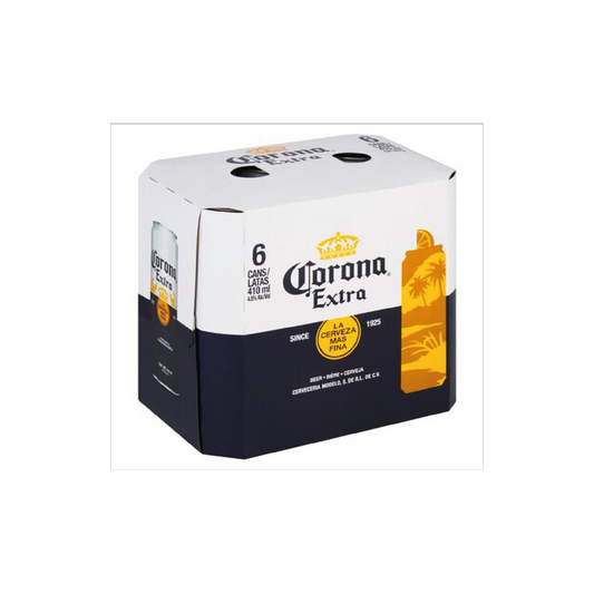 Corona 410ml Can - 6 Pack