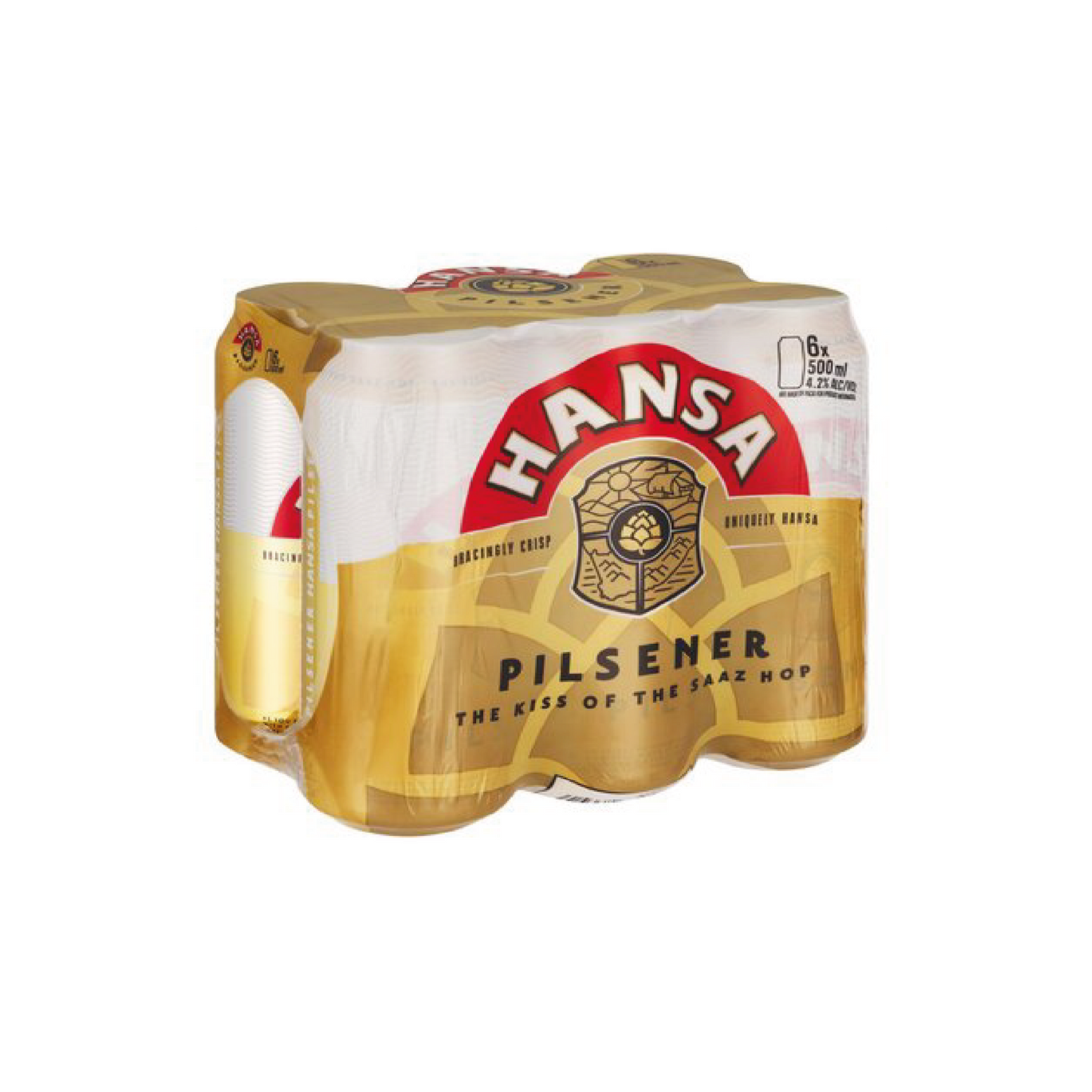 Hansa Pilsner 500ml Can - 6 Pack