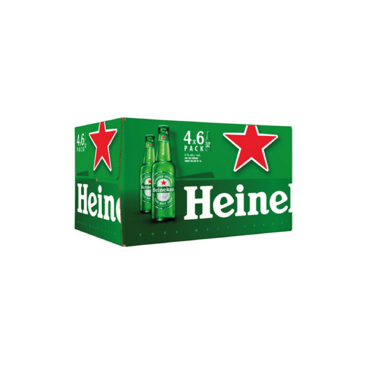 Heineken Lager 330ml Bottles - Case