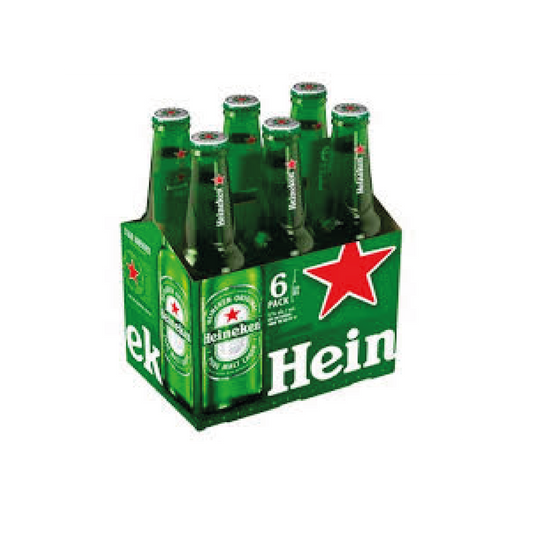 Heineken Lager 330ml Bottle - 6 Pack
