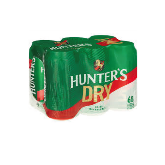 Hunters Dry 440ml Can - 6 Pack