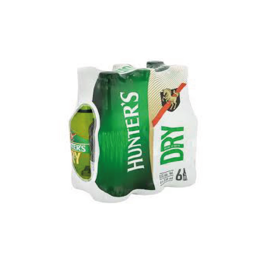 Hunters Dry 330ml Bottle - 6 Pack