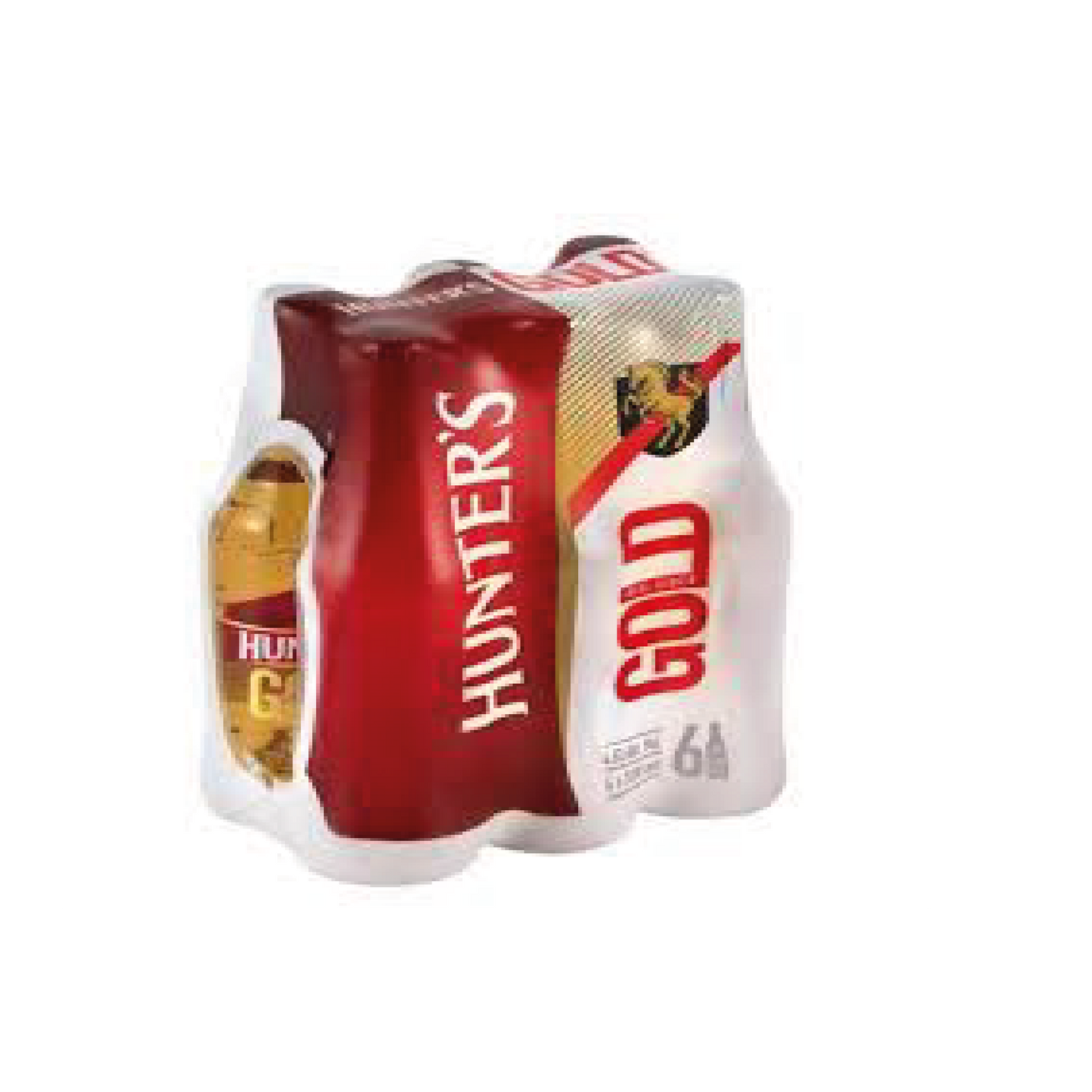 Hunters Gold 330ml Bottle - 6 Pack