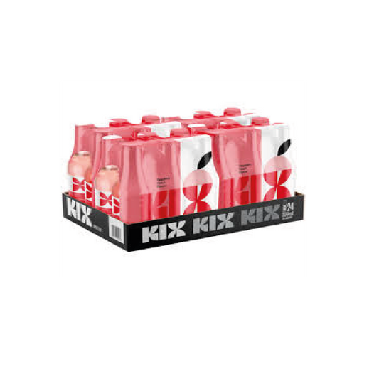 KIX Raspberry Peach 330ml Bottle - Case