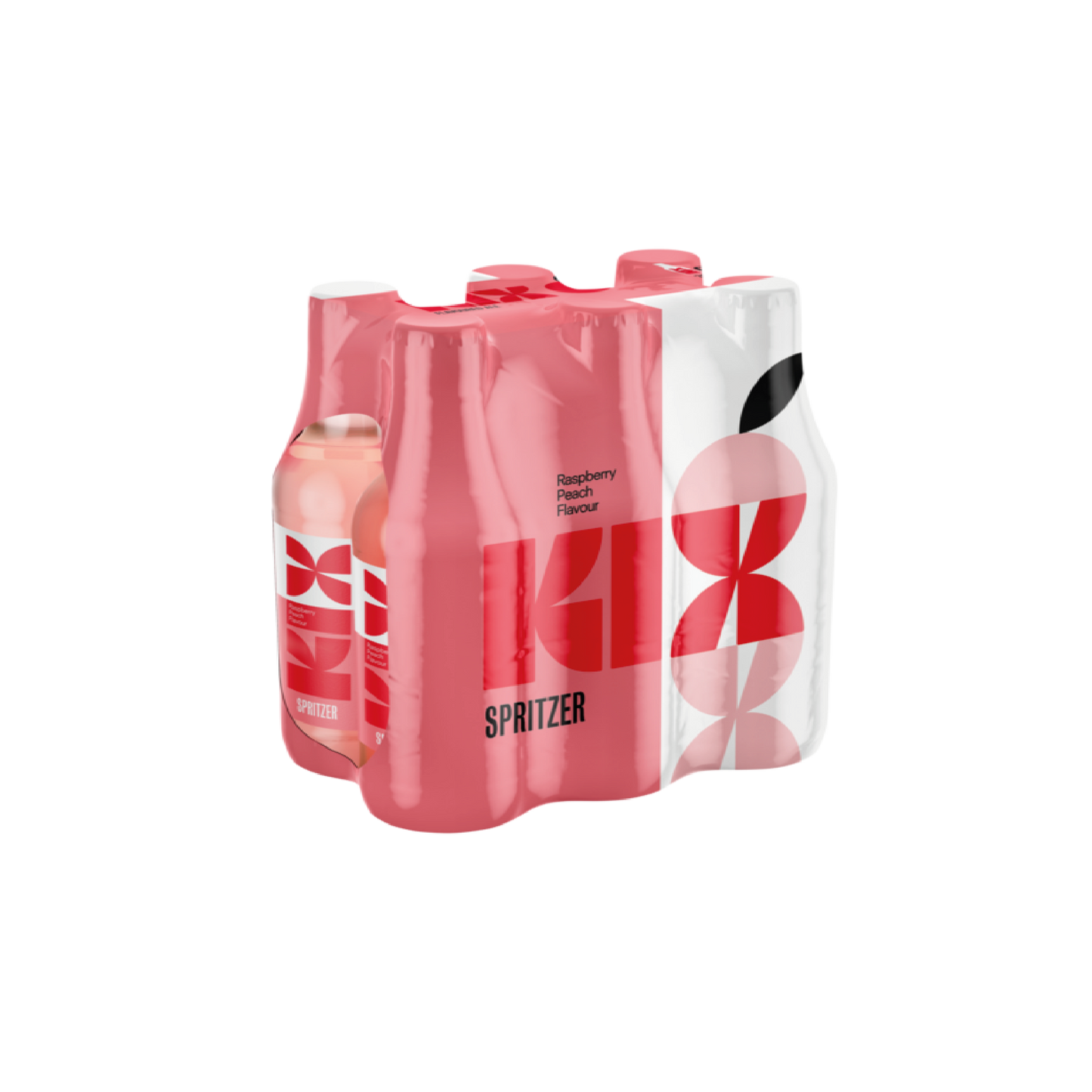 KIX Raspberry Peach 330ml Bottle - 6 Pack