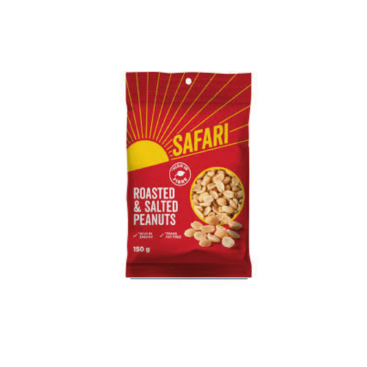 Safari Peanuts Salted 150g pack