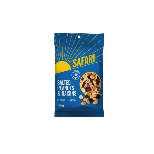 Safari Peanuts & Raisins 150g
