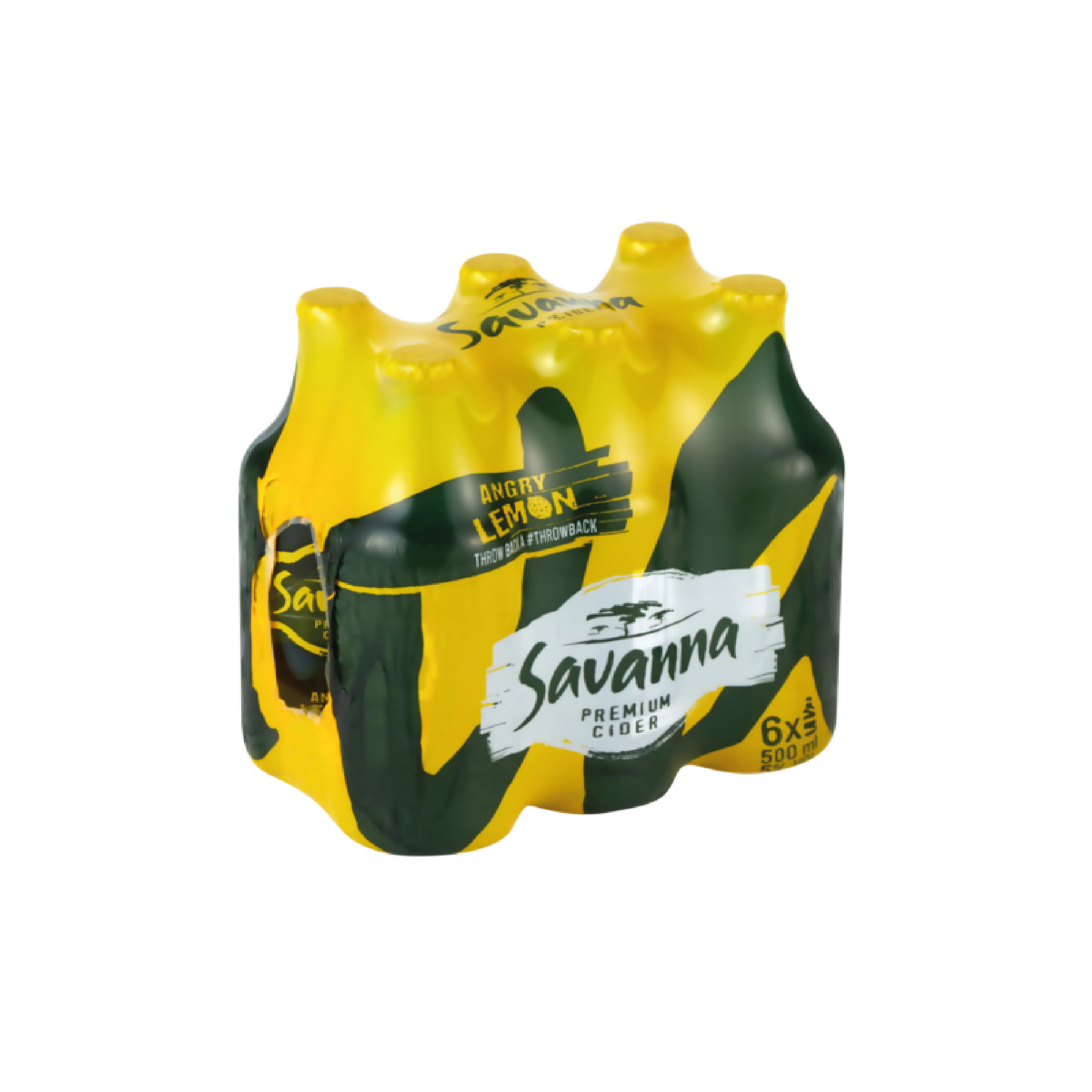 Savanna Angry Lemon 500ml Bottle - 6 Pack