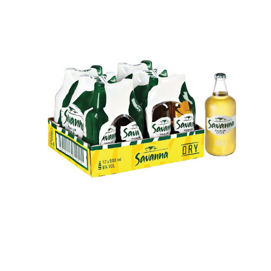 Savanna Dry 500ml Bottles - Case