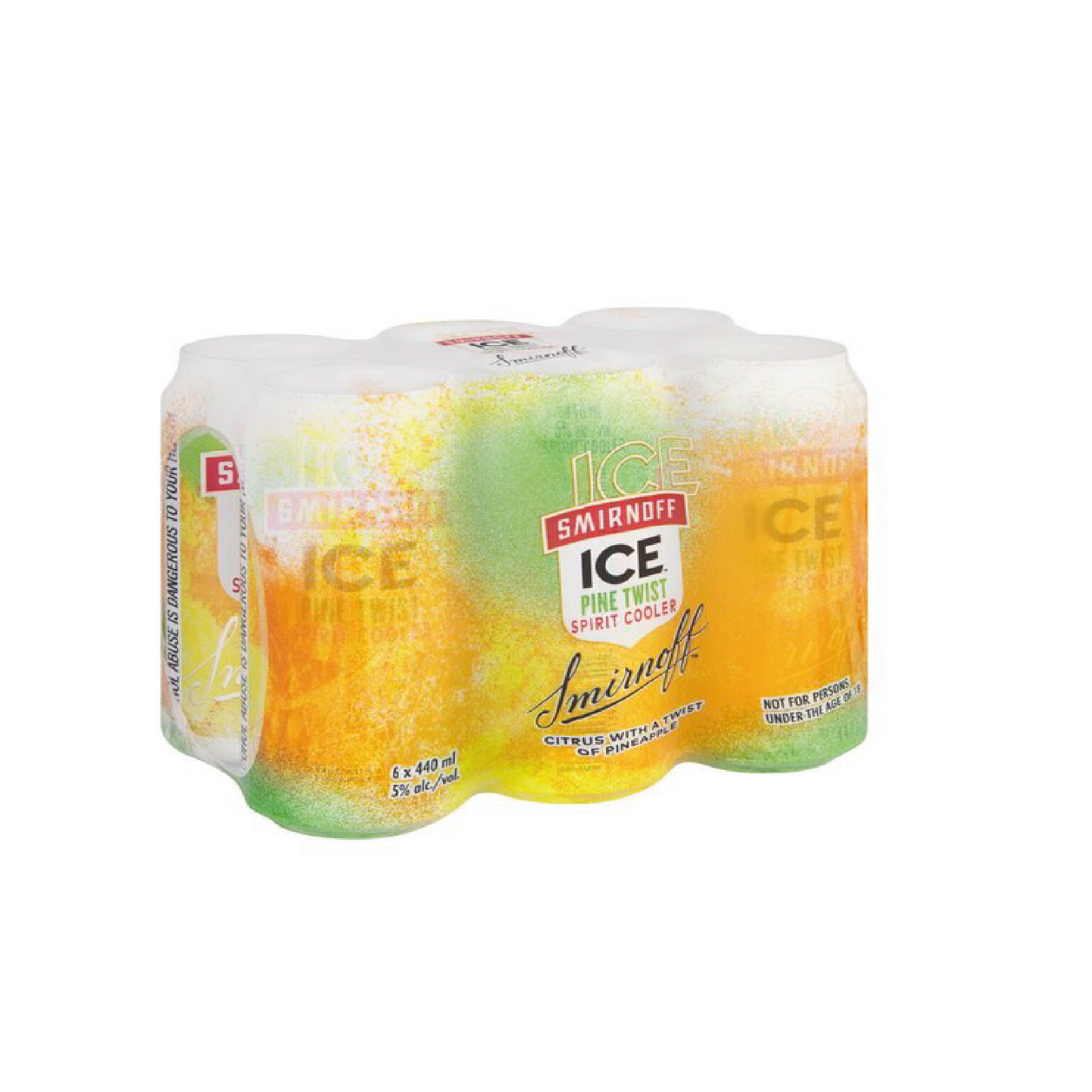 Smirnoff Storm Pine Twist 440ml Can - 6 Pack