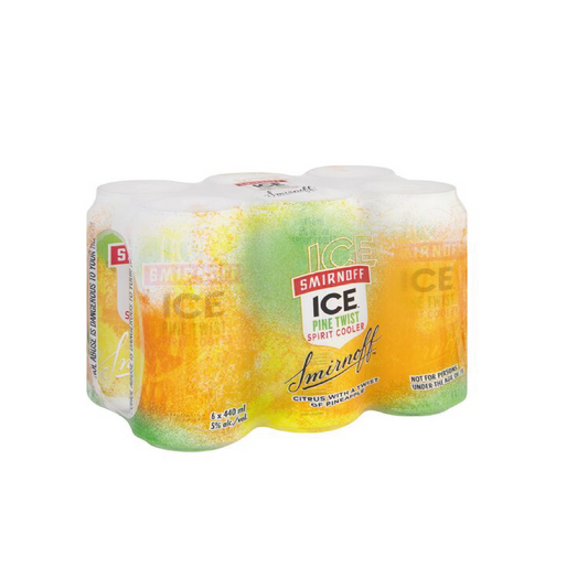 Smirnoff Storm Pine Twist 440ml Can - 6 Pack