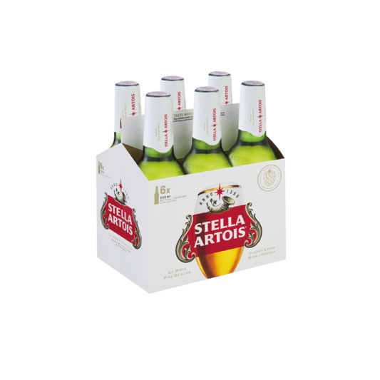Stella Artois 330ml Bottles - 6 Pack