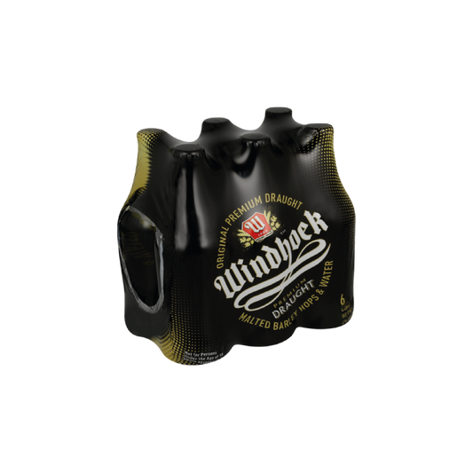 Windhoek Draught 440ml Bottle - 6 Pack