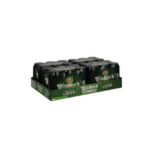 Windhoek Lager 500ml Can - Case