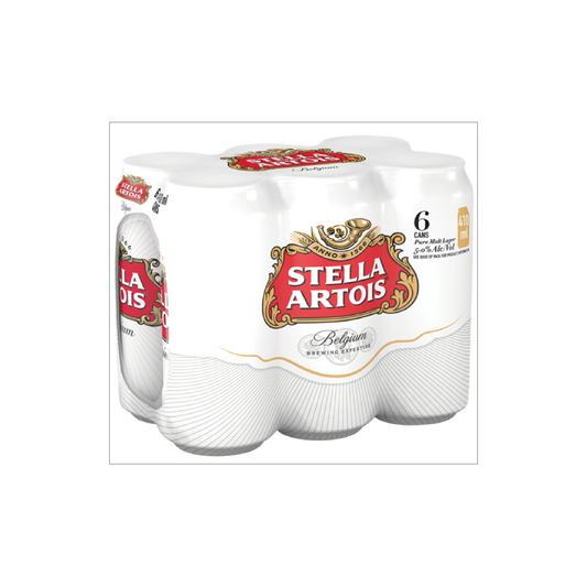 Stella Artois 410ml Cans - 6 Pack